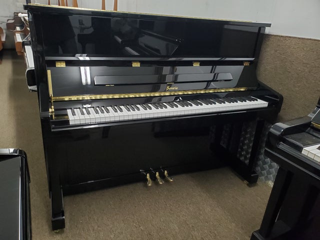 PIANO DROIT SYSTEME SILENT EBENE POLI SAVARIA